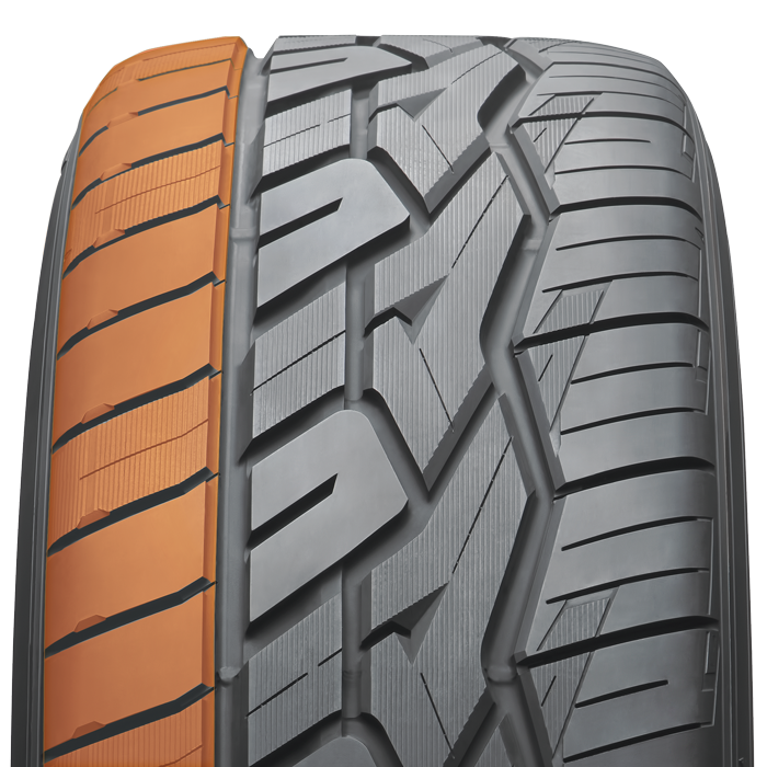 Outer blocks of Nitto's CUV and SUV performance tire