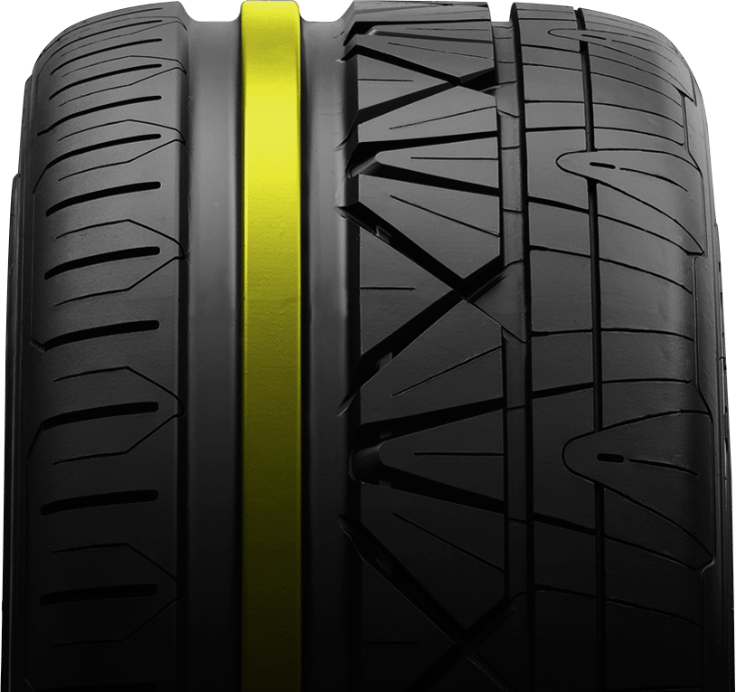 Centre rib of Nitto's luxury performance tire