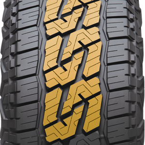 Photo de bande de roulement centrale en « S » unique