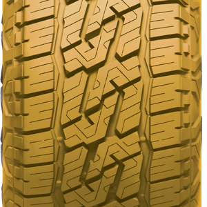 Photo de bande de roulement symétrique