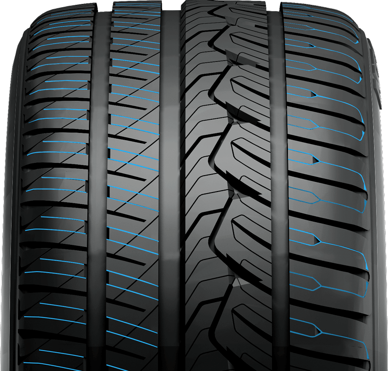 siping on Nitto's premium crossover and SUV tire